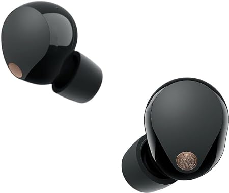 Sony WF-1000XM5-BLACK Wireless Noise Canceling High-Res Earbuds with an Additional 1 Year Coverage (2023)