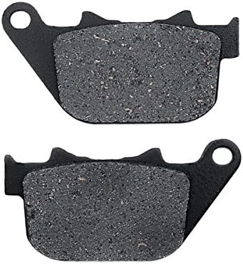 KMG Rear Brake Pads Compatible with 2007-2011 Harley XL 1200 L Sportster Low - Non-Metallic Organic NAO Brake Pads Set