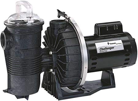 Pentair CHII-N1-1-1/2A Challenger Standard Efficiency Single Speed Up Rated High Pressure Inground Pump, 1-1/2 HP