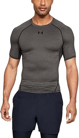 Under Armour Men's Ua Heatgear Short Sleeve Compression Undershirt for Exercise, Men's Gym Top with HeatGear Fabric