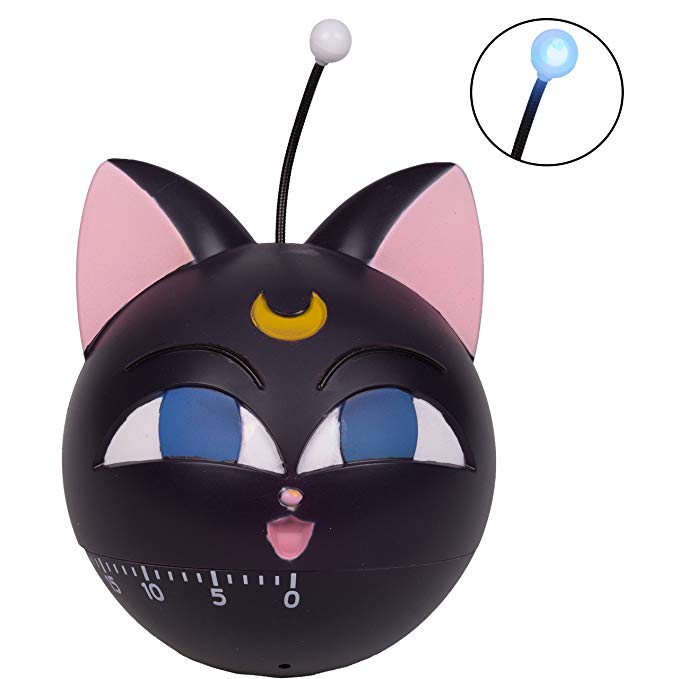 Sailor Moon Luna P Ball Kitchen Timer with Flashing Light and Sound
