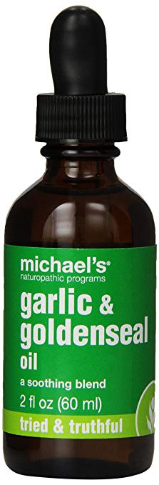 Michael's Naturopathic Progams Garlic and Goldenseal Oil, 2 Ounce