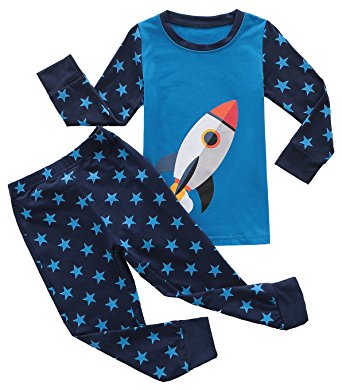 Fiream Girls Pajamas Sets 2 Piece Cotton Animal Toddler Sleepwears