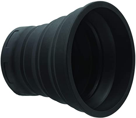 KUVRD - Universal Lens Hood - Fits 99% of Lenses, Holds 99% of Circular Filters, Fits 72-112mm, Single - (Medium)