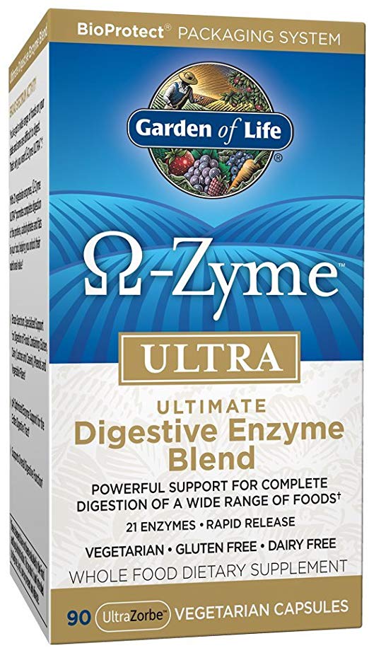 Garden of Life Omegazyme Ultra, 90 Vegetarian Capsules, 1 Units