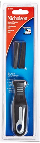 Nicholson Ergonomic Rubber File Handle with Inserts, 4-1/2" Length (Pack of 1)