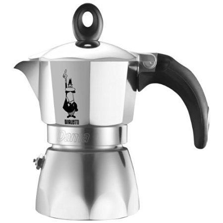 Bialetti Dama Nuova Espresso Make for 2 Cups Aluminium