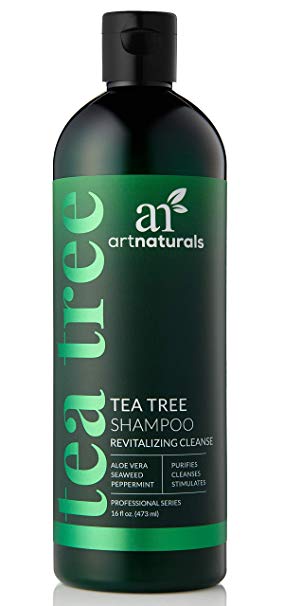 ArtNaturals Tea Tree Shampoo - (16 Fl Oz / 473ml) - Sulfate Free – Made with 100% Pure Therapeutic Grade Tea Tree Essential Oil.