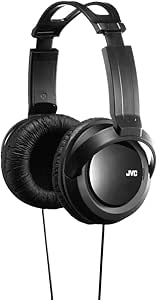 JVC HA-RX330-E/Hi-Fi Casque - Casques (Circum-aural, Bandeau, avec Fil, 12-22000 Hz, 2,5 m, Noir)