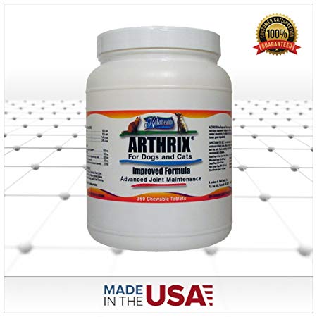 Kala Health Arthrix 360 Tablets. This is a Powerful Chewable Joint Support Supplement. All Ingredients (MSM, Glucosamine, Chondroitin, CMO, Ester C and Minerals) are Sourced and Made in The USA.