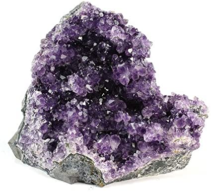 Crystal Allies Specimens: Natural Amethyst Quartz Crystal Cluster from Uruguay w/Natural Edges - 2lbs to 3lbs