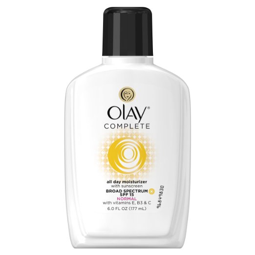 Olay Complete All Day Moisturizer with Broad Spectrum SPF 15 - Normal, 6.0 fl oz (Pack of 2)