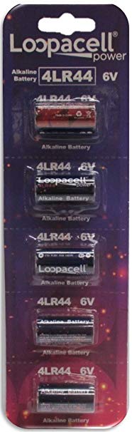 5 Loopacell 4LR44 / 476A / PX28A / A544 / K28A / L1325 6V Batteries