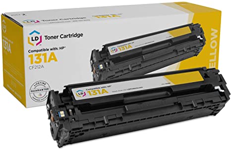 LD Remanufactured Toner Cartridge Replacement for HP 131A CF212A (Yellow)