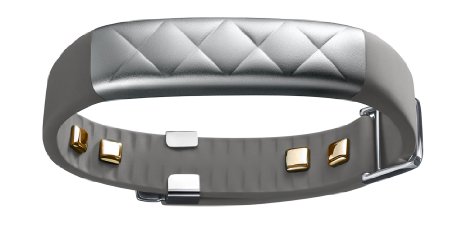 UP4 by Jawbone Heart Rate Activity  Sleep Tracker with Amex Payments Silver Cross Gray