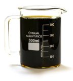 Premium Beaker Mug Thick Borosilicate Glass 169oz 500mL Capacity