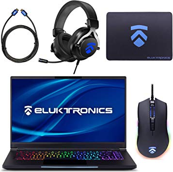 Eluktronics MAG-15 Slim & Ultra Light NVIDIA GeForce GTX 1660Ti Gaming Laptop with Mechanical RGB Keyboard - Intel i7-9750H CPU 6GB GDDR6 VR Ready GPU 15.6” 144Hz Full HD IPS 2TB NVMe SSD   64GB RAM