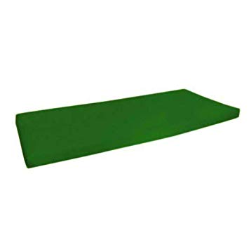garden mile® Outdoor/Indoor Water Resistant Bench And Patio Furniture Padded Cushion ONLY Garden Furniture Pad (2 Seater Bench Pad, Green)