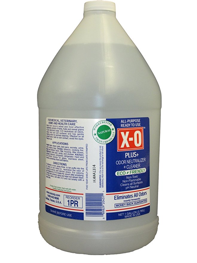 X-O PLUS Odor Neutralizer/Cleaner Ready-To-Use ( 8oz, 16oz, 1gallon, 5gallons ) - ALL-NATURAL Deodorizer RTU