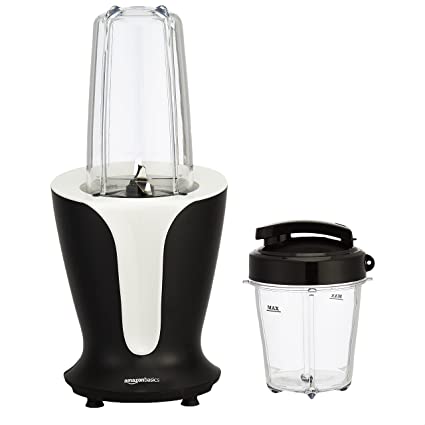 AmazonBasics Mixer, Grinder and Blender with 2 Jars (1000W), Black