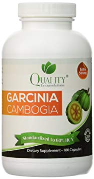 100% Pure Garcinia Cambogia Extract with HCA, Extra Strength, 180 Capsules, Clinically Proven. Made in the USA. ** New and Improved Formula **Pharmaceutical Grade**
