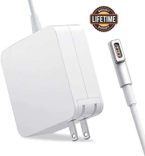 Compatible with Mac Book Air Charger, 45W L-Tip Magsafe 1 Power Adapter Magnetic Connector Charger for Mac Book 11/13 inch Mac Book Air(Before Mid 2012)