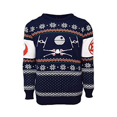 Official Star Wars X-Wing Vs. Tie Fighter Christmas Jumper/Ugly Sweater