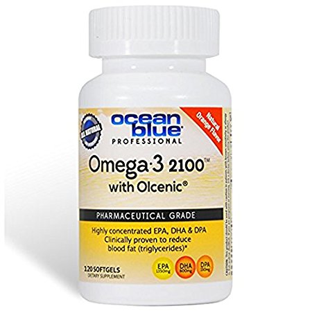 Ocean Blue Professional Omega-3 2100 Softgels. 120 Count