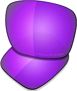 SAUCER Premium Replacement Lenses for Oakley Holbrook OO9102 Sunglasses High Defense - Violet Purple Polarized