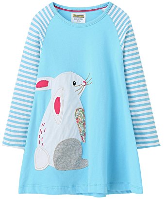 Fiream Girls Cotton Long Sleeve Dress