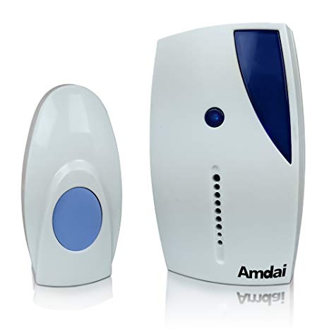 Amdai Wireless Doorbell, Easy install, 32 chimes