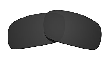 Littlebird4 Replacement Sunglasses Lenses Compatible with Oakley Crankshaft, Polarized with UV Protection-Black