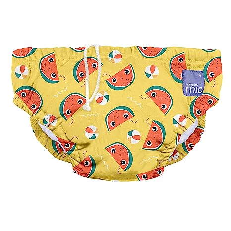 Bambino Mio Reusable Swim Diaper, Mellow Melon, Large (1-2 Years)