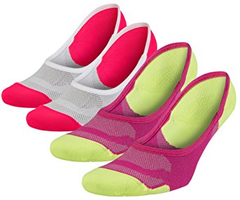 SA SocksAbility Women`s Microfiber No-Show Loafer Ultra Low Cut Boat Liner Athletic invisible Anti-Slip Socks