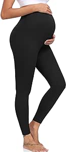 ACTINPUT Umstandsleggings Damen Blickdicht High Waist Umstandshose Elastisch Schwangerschaftsleggings Umstandsmode Leggings for Schwangerschaft