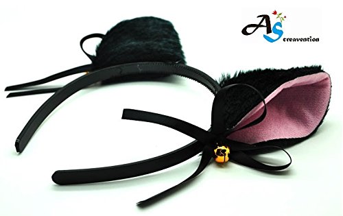 A&S Creavention Cat Ear Cosplay headband fair accessories for parties events