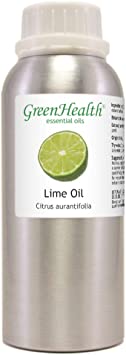 Lime Essential Oil – 8 fl oz (237 ml) Aluminum Bottle w/ Plug Cap – 100% Pure – GreenHealth