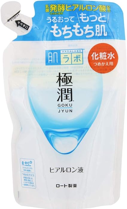 Hadalabo Gokujun Hyaluronic Lotion Moist Refill, 0.40 Pound