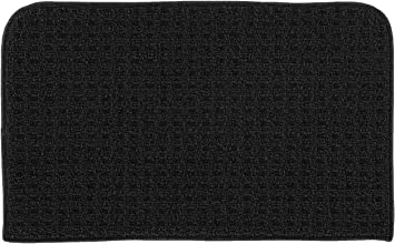 Garland Rug Herald Square Kitchen Slice Rug, 18-Inch by 30-Inch, Black