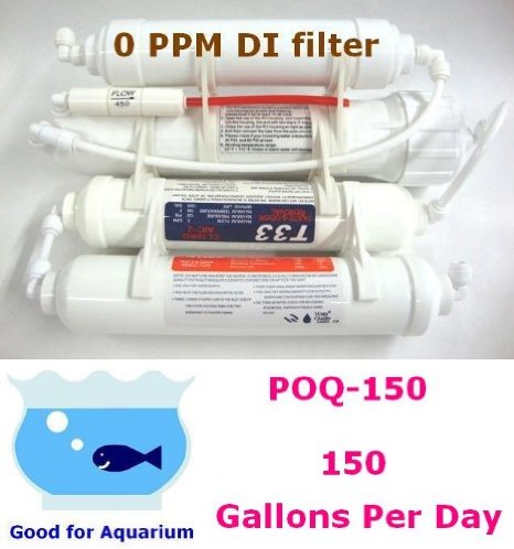 0PPM Portable 150 GPD Reverse Osmosis RO DI Filtration POQ-4B-150