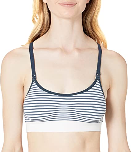 Playtex Women's Maternity Maternity & Nursing Seamless Racerback Crop Wirefree Bra Yyceus