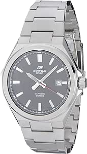 Casio Edifice Men's Quartz Date Indicator Sapphire Crystal 100M Water Resistant Watch EFB-108D-1AV, Black