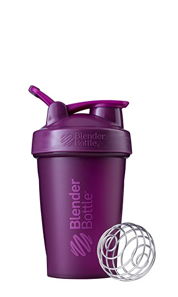 BlenderBottle Classic Loop Top Shaker Bottle, Plum/Plum, 20-Ounce Loop Top