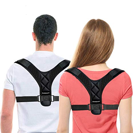 Posture Corrector for Men and Women, Bodyguard Upper Back Brace, Adjustable Posture Brace for Clavicle and Providing Pain Relief from Neck, Back and Shoulder