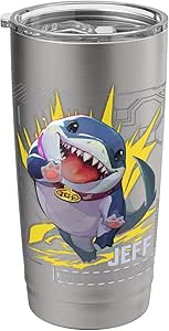 Marvel Rivals Gamerverse Super Hero PVP Jeff the Land Shark Stainless Steel Insulated Tumbler