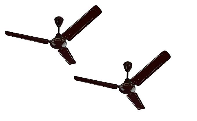 Bajaj Edge 1200mm Ceiling Fan (Brown, Pack of 2)