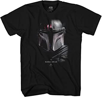 Star Wars The Mandalorian Helmet Poster T-Shirt