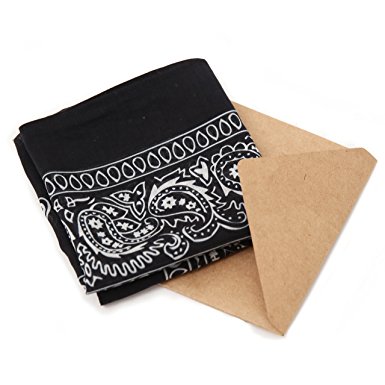 Paisley Bandana in Soft Cotton & Silk for Men & Women by UNLABELED