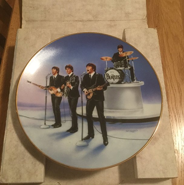 The Beatles Live in Concert Delphi Plate Bradford Exchange