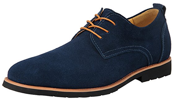 iLoveSIA Mens Classic Leather Oxford Shoes